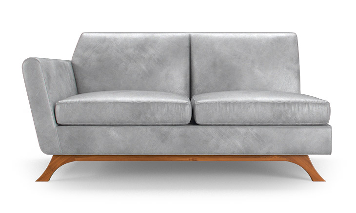 Colorado Leather Single Arm Loveseat Fourstudio Colorado Leather Single Arm Loveseat