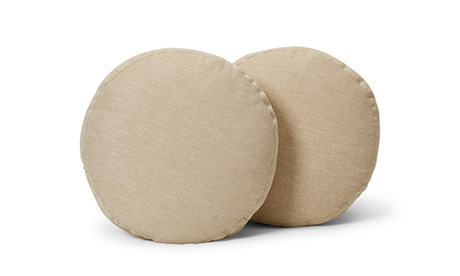 Decorative Round Pillows 16 x 16 (Set of 2)