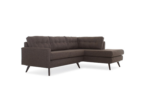 Hopson Apartment Sectional with Bumper
