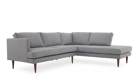 Preston Sectional with Bumper (2 piece)