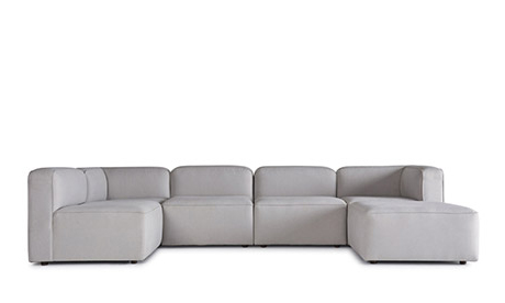 Logan Modular U-Sofa Bumper Sectional