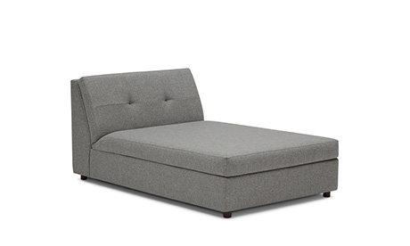 Carson Armless Chaise with Storage
