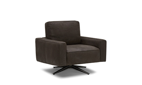 Nova Leather Swivel Chair